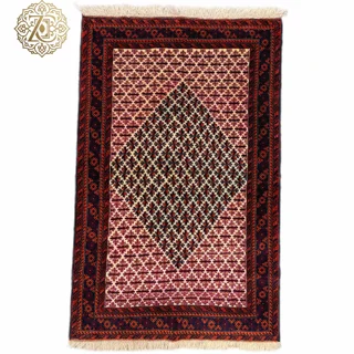 قالیچه دستبافت بلوچی زمینه کرم