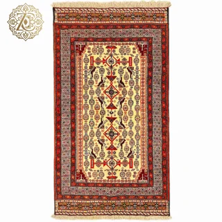 قالیچه دستبافت 1/5متری بلوچی پشم و ابریشم
