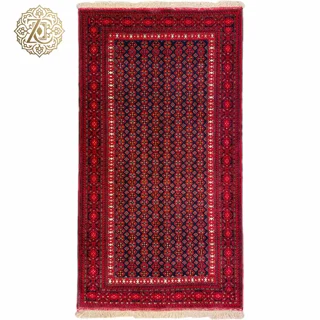 قالیچه بلوچ 2متری نوبافت زمینه سرمه‌ای