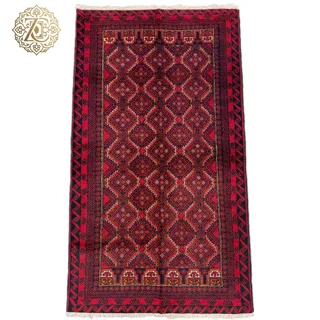 قالیچه دستبافت بلوچ لاکی رنگ گیاهی