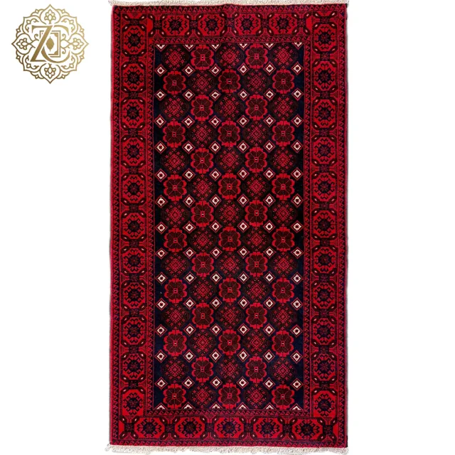 فرش دستبافت 2متری  تمام پشم نقش جان‌بیگی بلوچ رنگ گیاهی کد020017