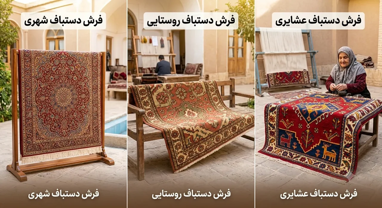 فرش دستبافت شهری، روستایی یا عشایری؛ کدام بهتر است؟