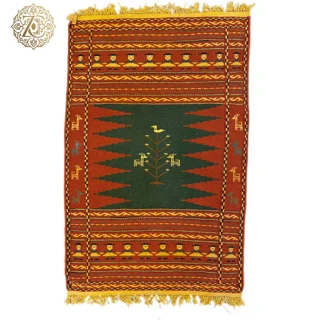 گلیم دستبافت 120*80 عشایری خراسان